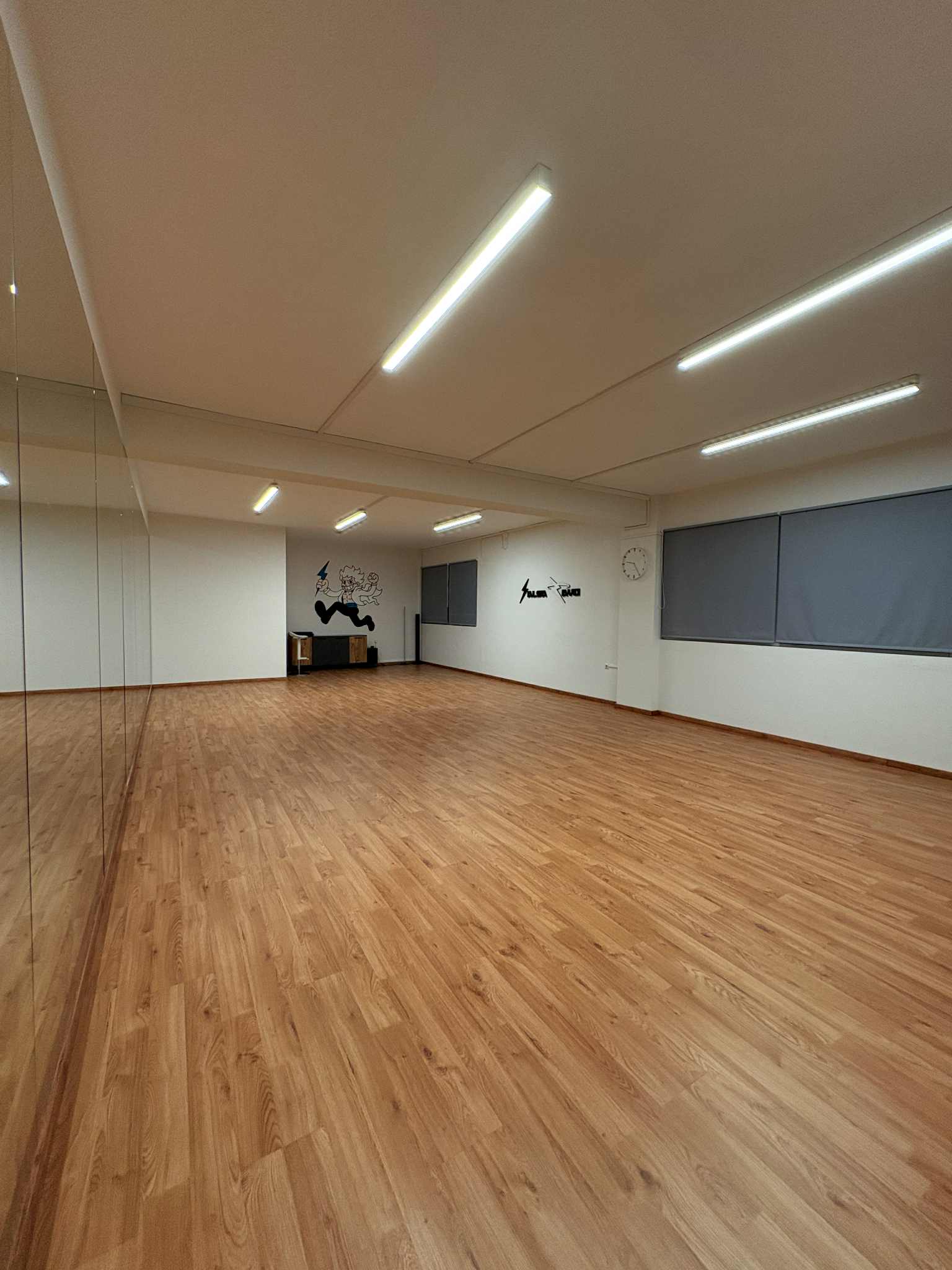 Salsa Rayo dance studio interior in Agios Dimitrios, Athens